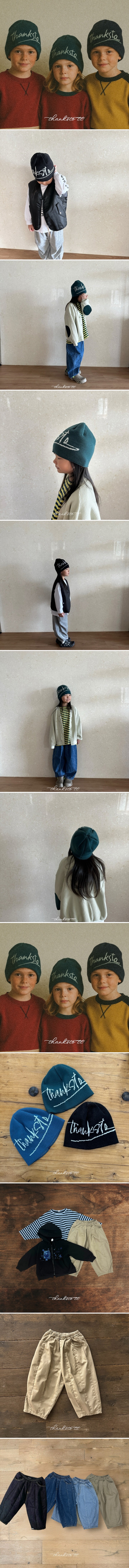 Thanksto TT - Korean Children Fashion - #fashionkids - Thanks Beanie
