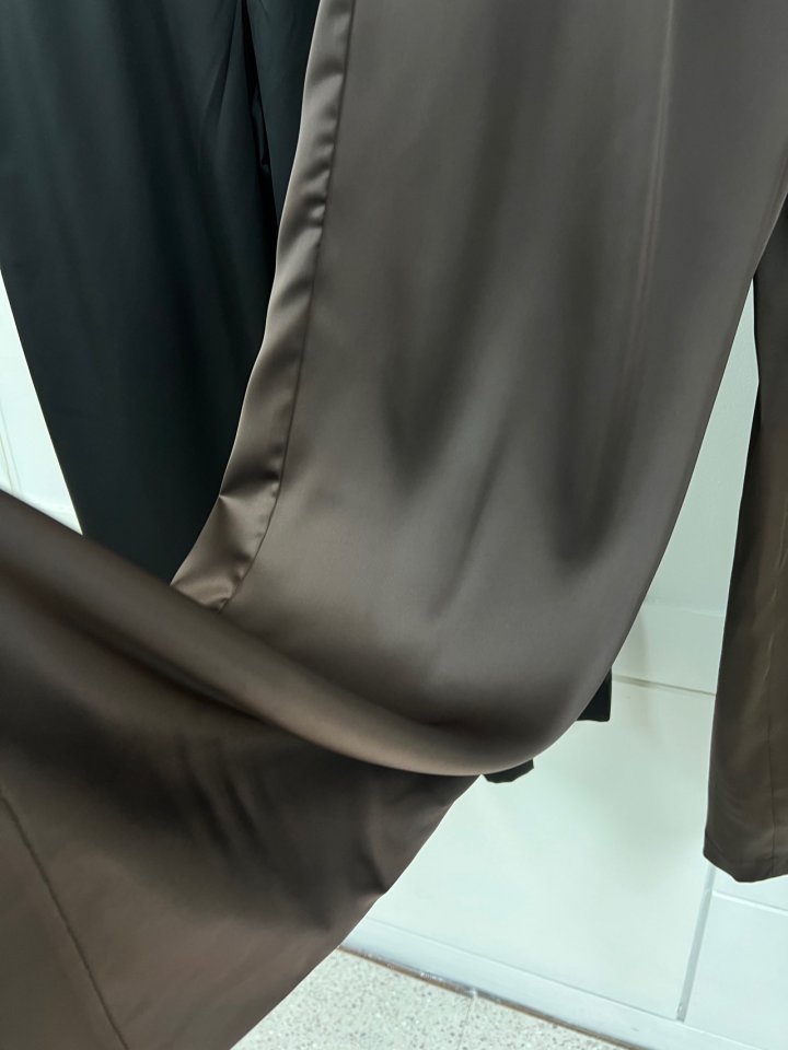 The Fine.b - Korean Women Fashion - #momslook - Satin Slacks - 5