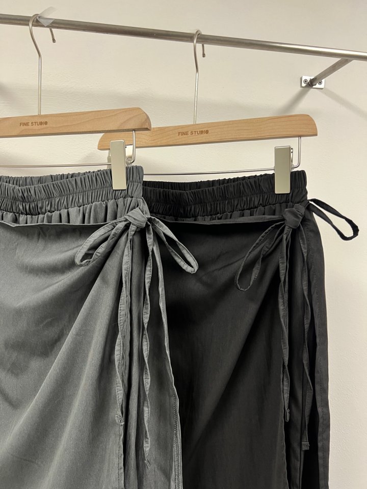 The Fine.b - Korean Women Fashion - #momslook - FW Wrap Slacks - 2