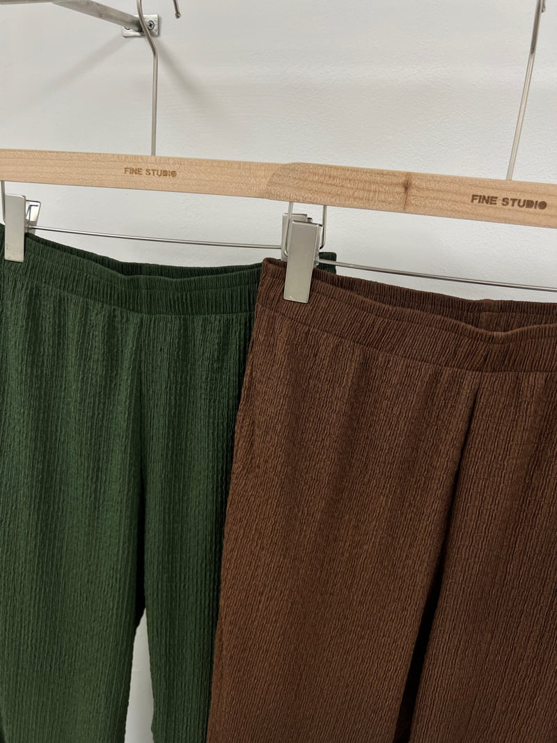 The Fine.b - Korean Women Fashion - #momslook - Wrinkle Bootcut Pants - 10
