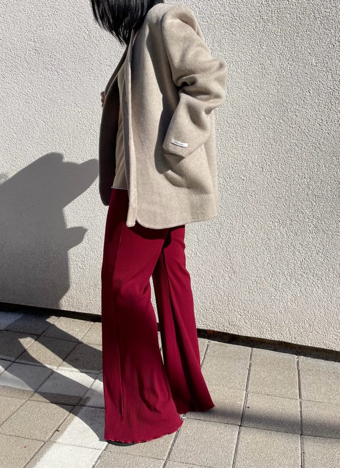 The Fine.b - Korean Women Fashion - #momslook - Ribbed Bootcut Pants - 3