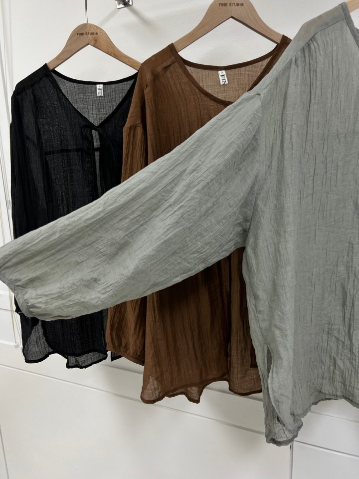 The Fine.b - Korean Women Fashion - #pursuepretty - Self Long Shirt - 5