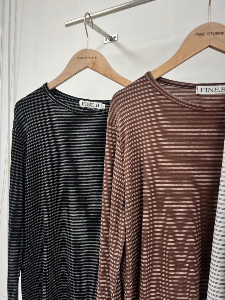 The Fine.b - Korean Women Fashion - #pursuepretty - Ella Stripe Tee - 3