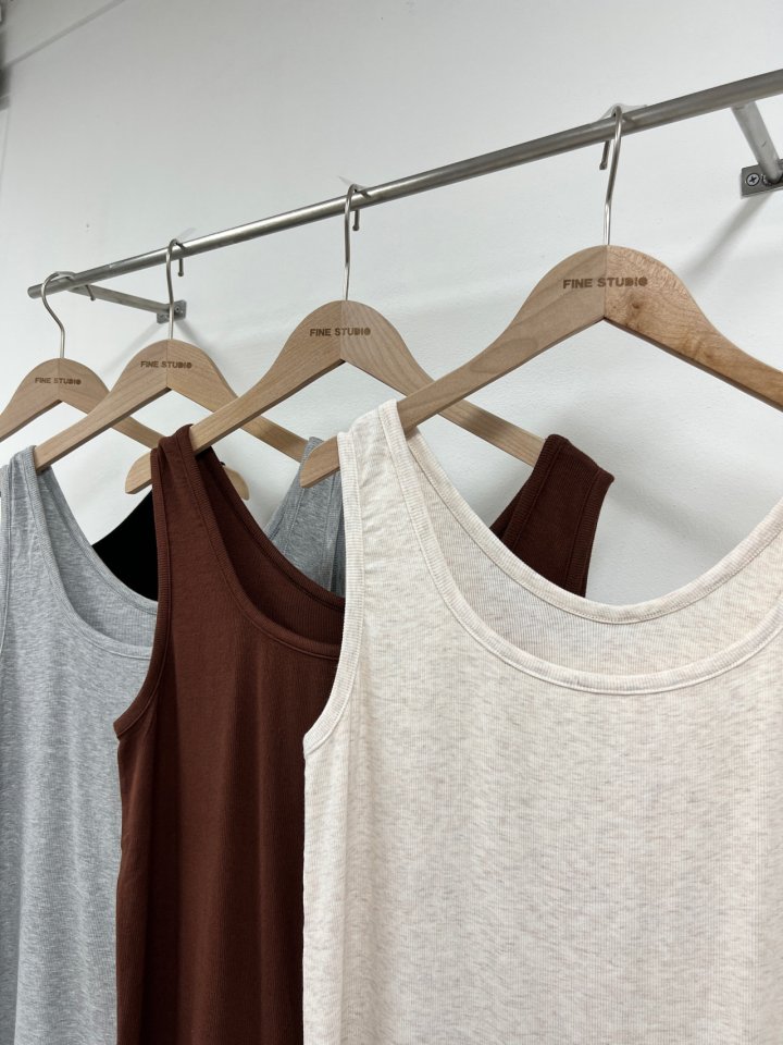 The Fine.b - Korean Women Fashion - #restrostyle - Color Block Sleeveless - 2