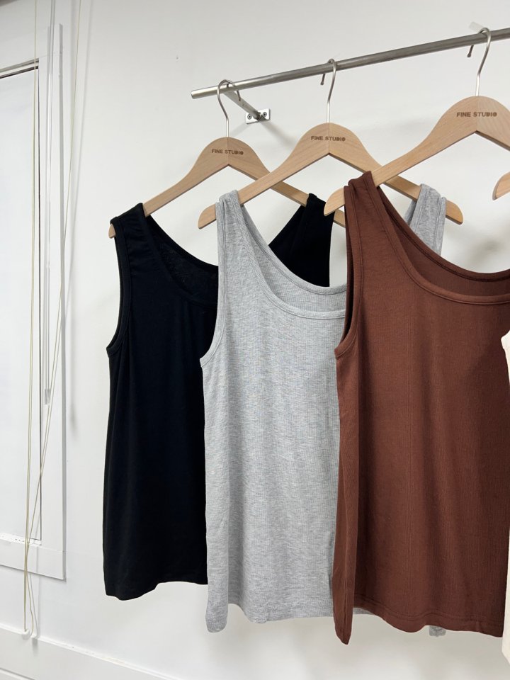 The Fine.b - Korean Women Fashion - #romanticstyle - Color Block Sleeveless - 3