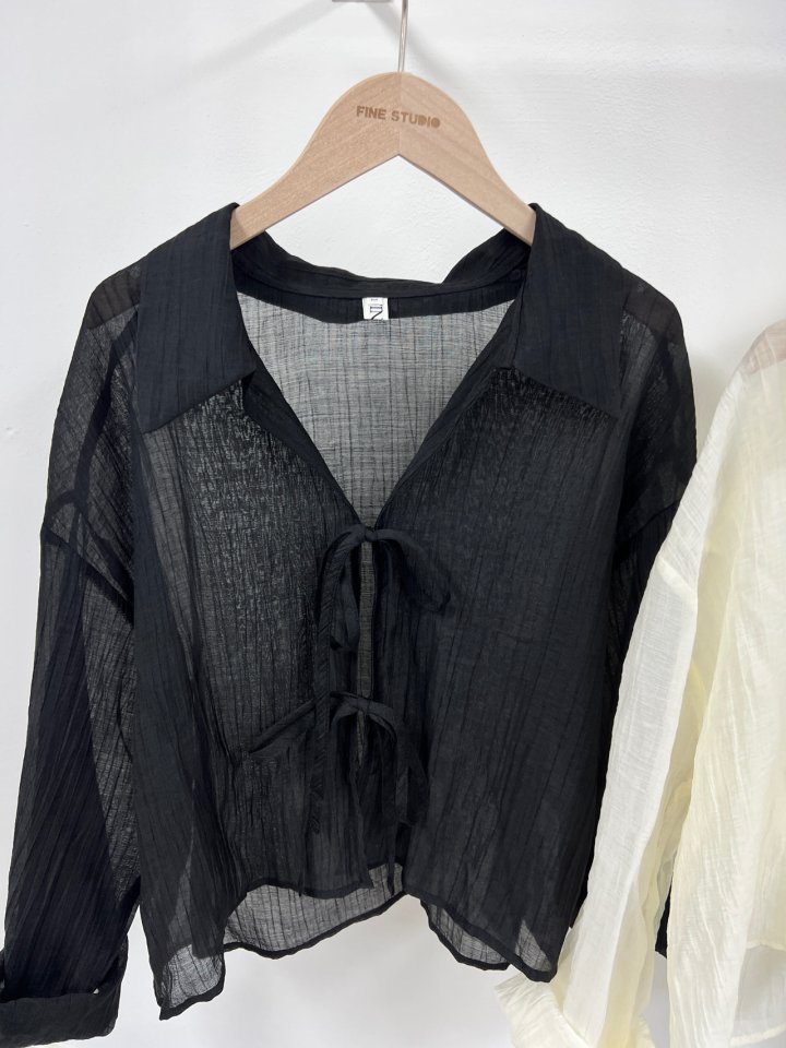 The Fine.b - Korean Women Fashion - #shopsmall - Pleats Shirt - 3