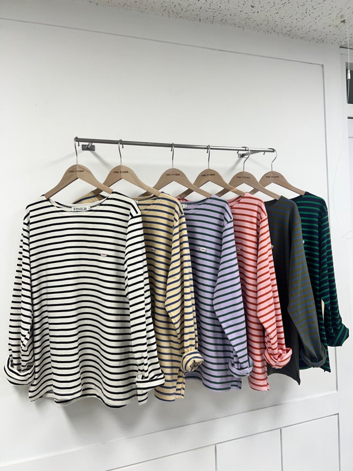 The Fine.b - Korean Women Fashion - #shopsmall - Basic Solid Tee
