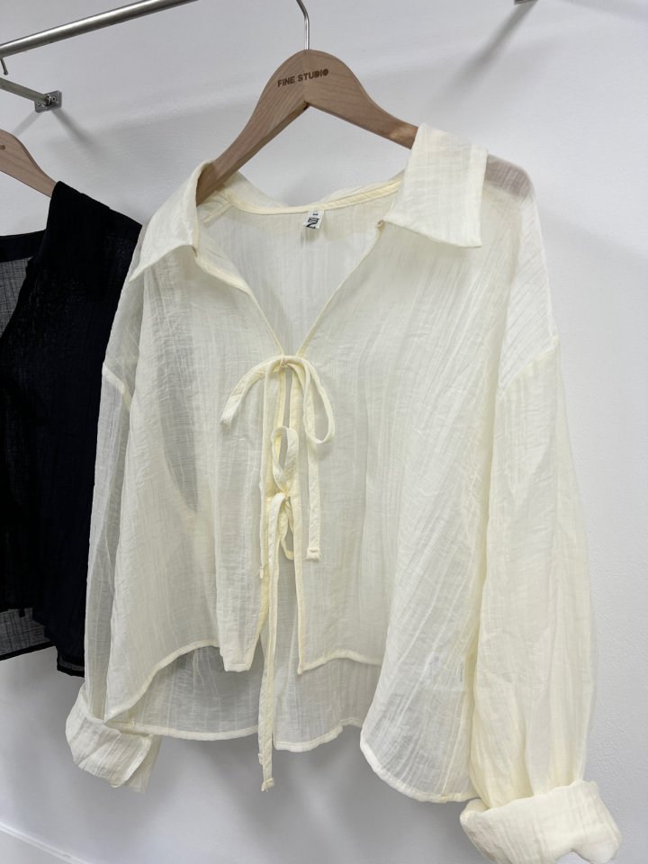 The Fine.b - Korean Women Fashion - #shopsmall - Pleats Shirt - 4