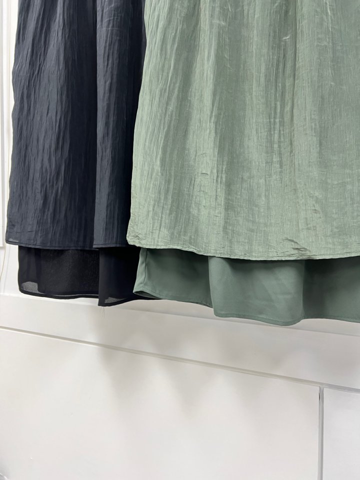 The Fine.b - Korean Women Fashion - #momslook - Double Layered Skirt - 4