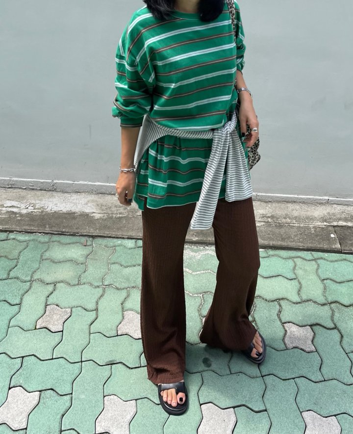 The Fine.b - Korean Women Fashion - #womensfashion - Wrinkle Bootcut Pants