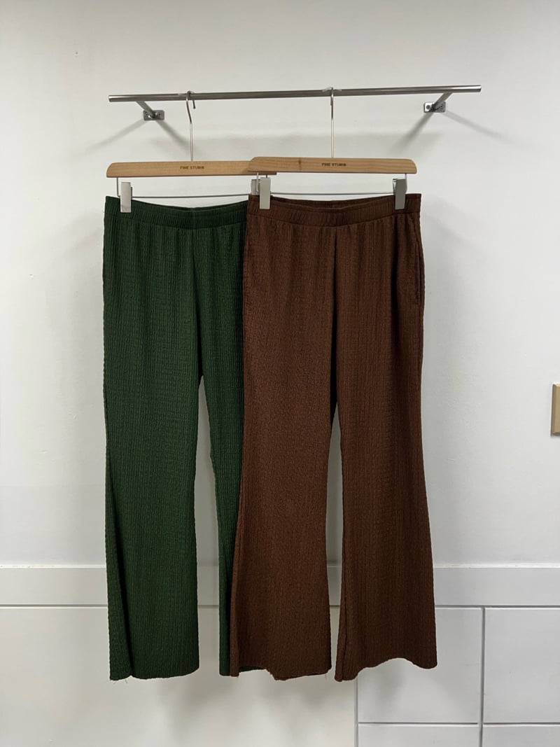 The Fine.b - Korean Women Fashion - #womensfashion - Wrinkle Bootcut Pants - 9