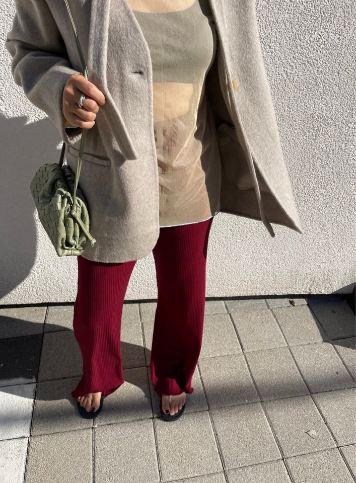 The Fine.b - Korean Women Fashion - #womensfashion - Ribbed Bootcut Pants - 6