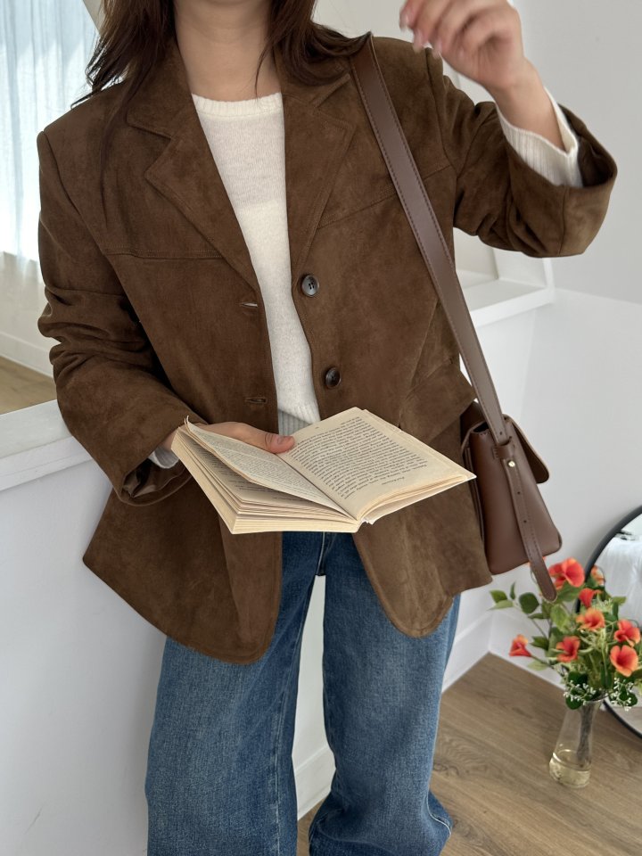 There By - Korean Women Fashion - #momslook - Mac Suede Jacket