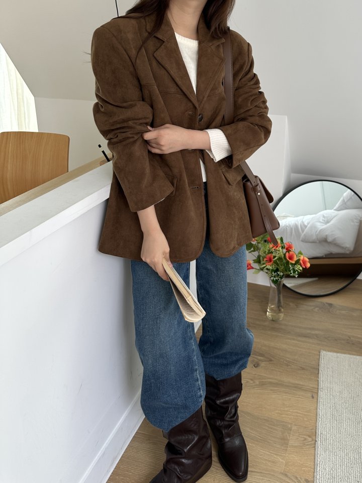 There By - Korean Women Fashion - #momslook - Mac Suede Jacket - 5