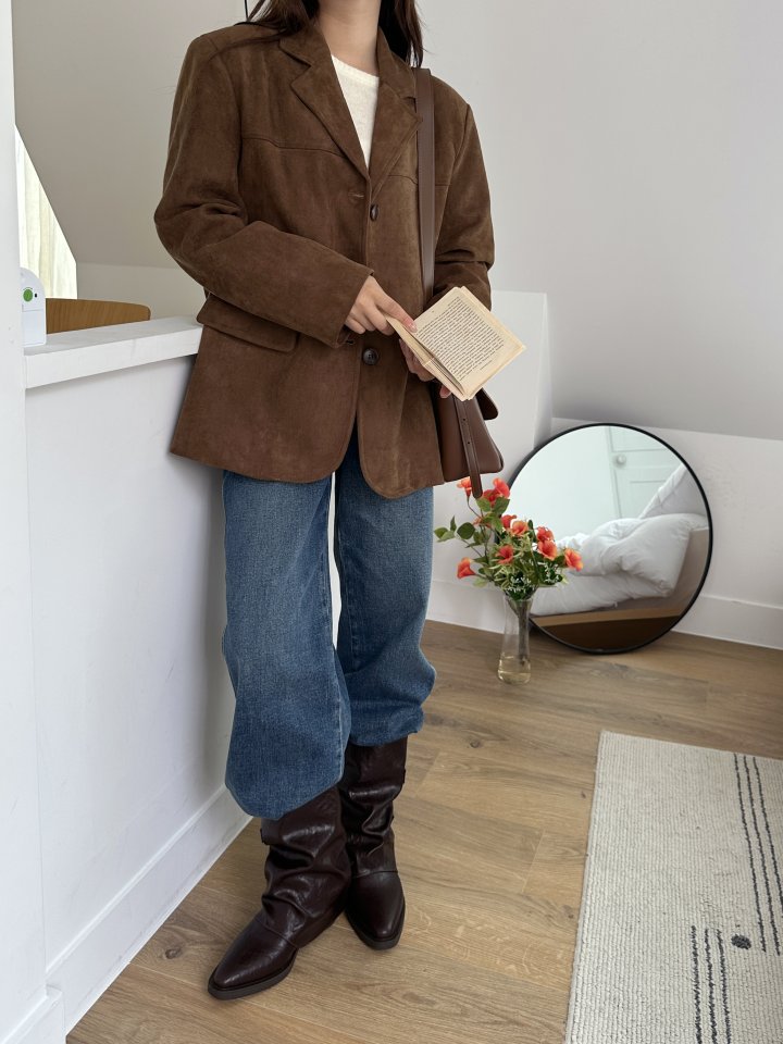 There By - Korean Women Fashion - #momslook - Mac Suede Jacket - 7
