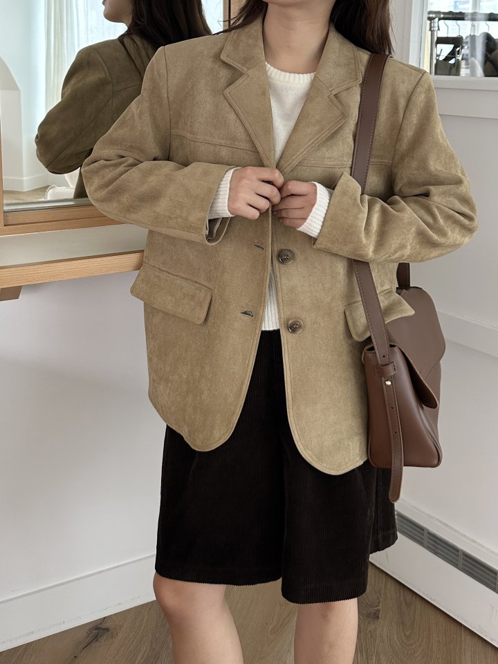 There By - Korean Women Fashion - #momslook - Mac Suede Jacket - 2