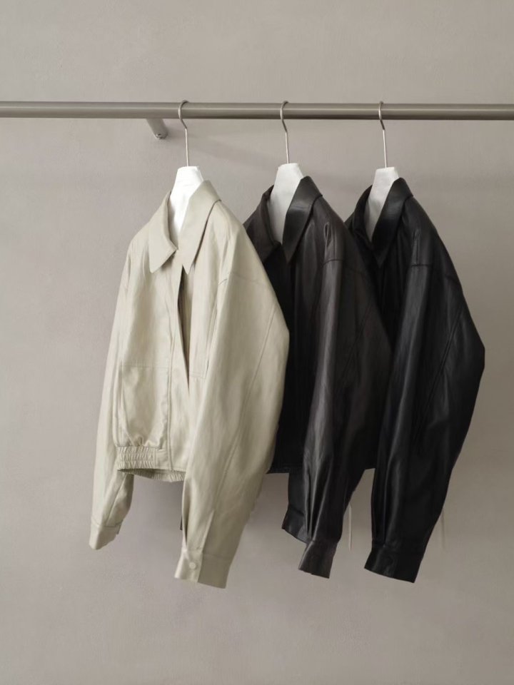 There By - Korean Women Fashion - #momslook - Mull Leather Jacket