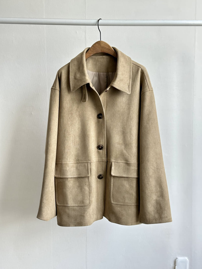 There By - Korean Women Fashion - #momslook - Mild Suede Jacket - 11