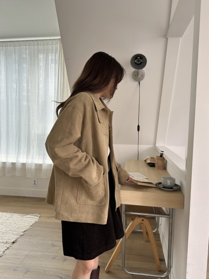 There By - Korean Women Fashion - #momslook - Mild Suede Jacket - 9