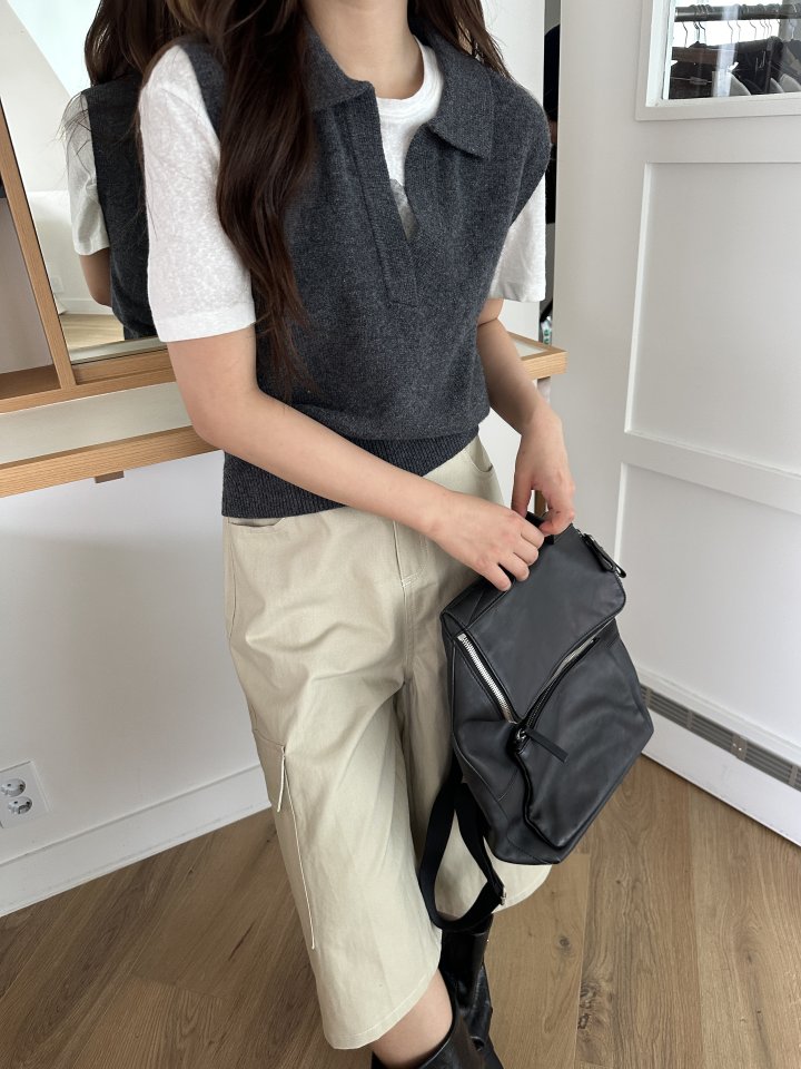 There By - Korean Women Fashion - #momslook - Lodi Wool Vest - 6