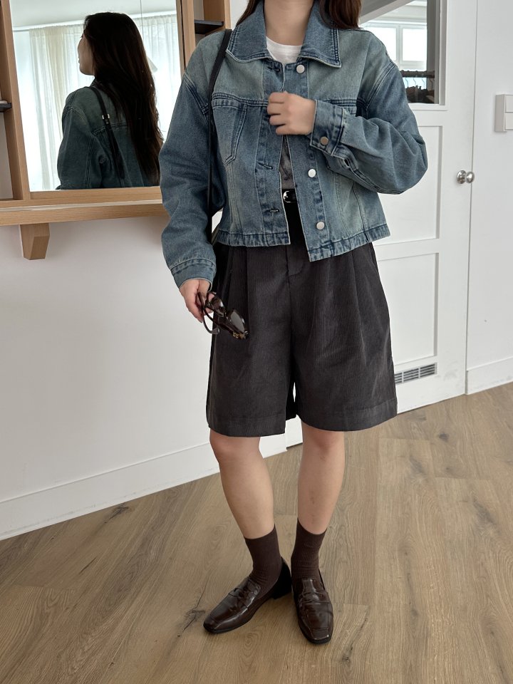 There By - Korean Women Fashion - #womensfashion - Pale Denim Jacket - 4