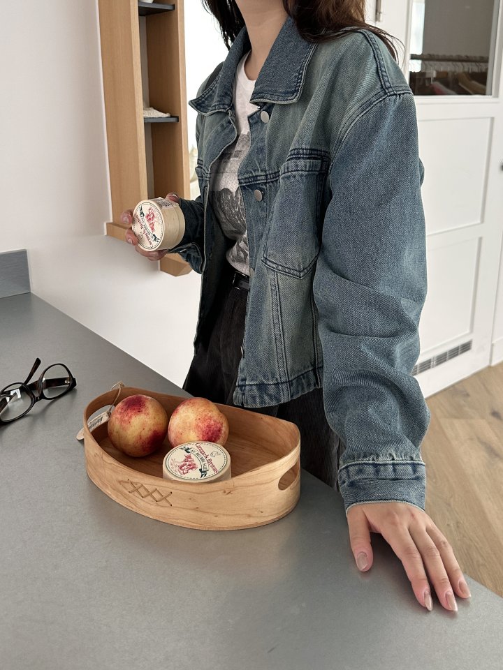 There By - Korean Women Fashion - #momslook - Pale Denim Jacket - 6