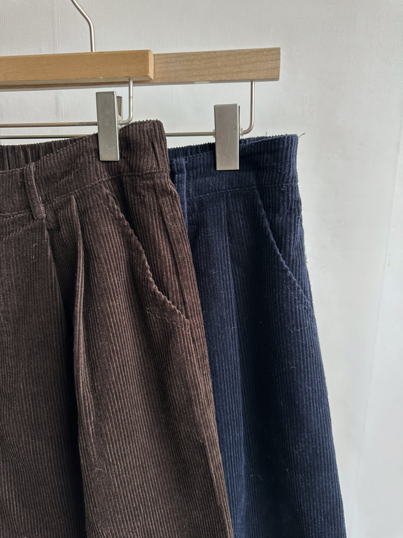 There By - Korean Women Fashion - #momslook - Corduroy Half Pants - 11