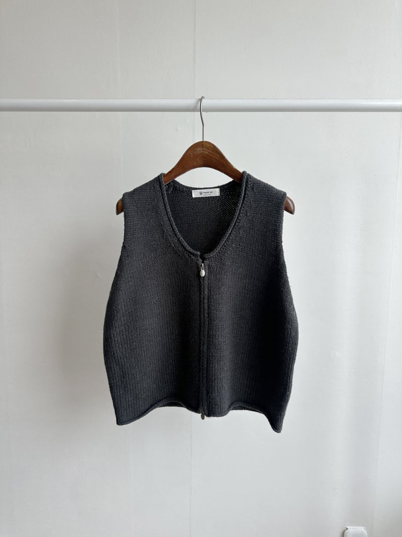 There By - Korean Women Fashion - #momslook - Autumn Zipper Vest - 11