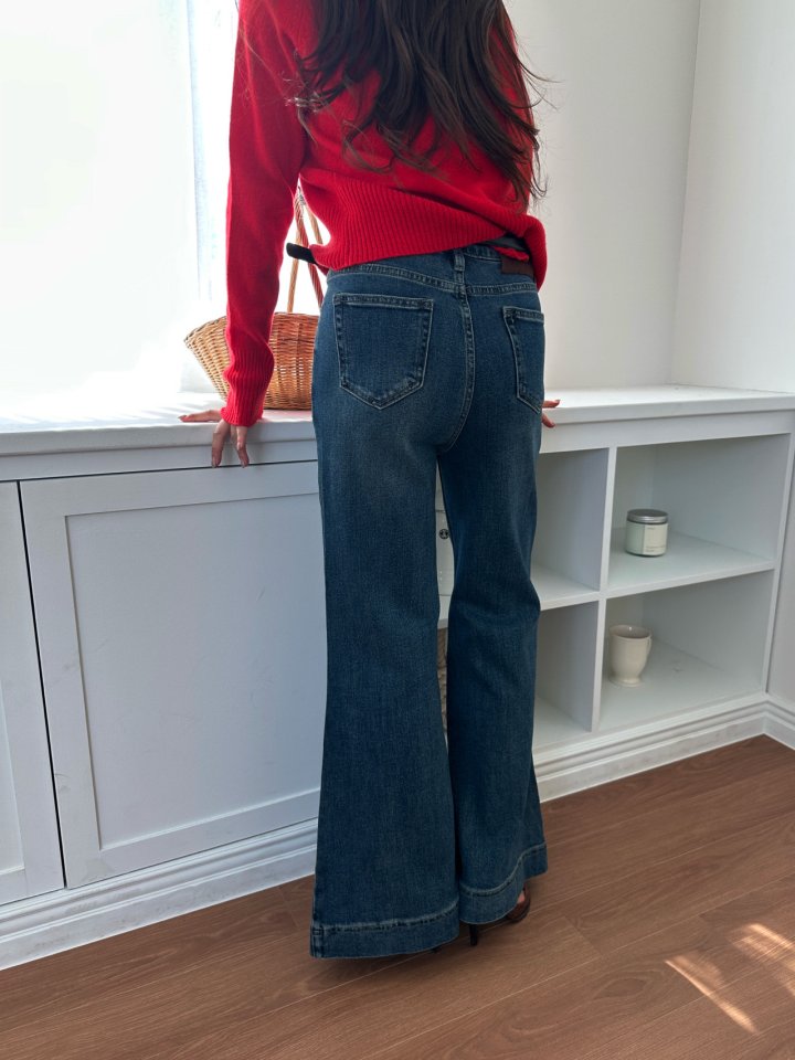 There By - Korean Women Fashion - #momslook - 999 Bootscut Denim Pants - 6