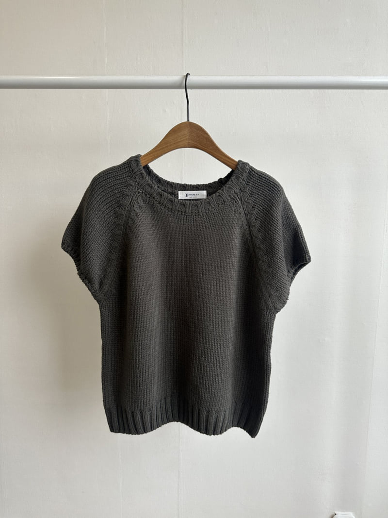 There By - Korean Women Fashion - #momslook - More Short Sleeved Knit Top - 11