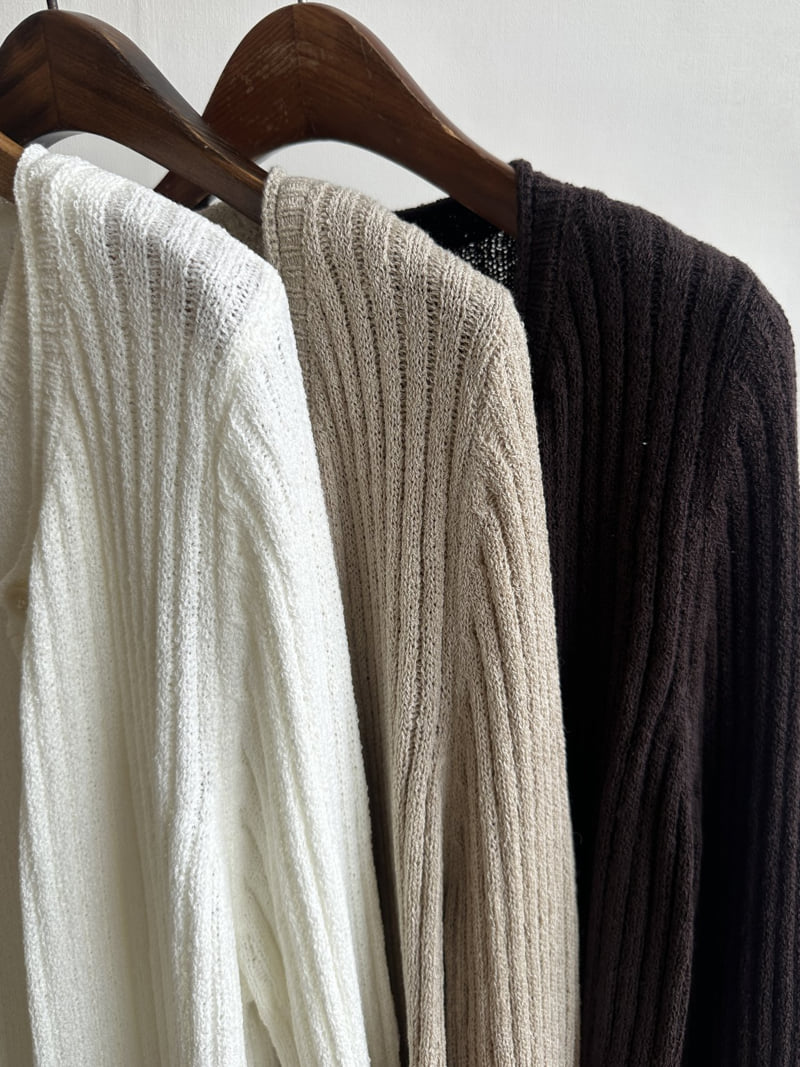 There By - Korean Women Fashion - #momslook - Maxi Cardigan Set - 10