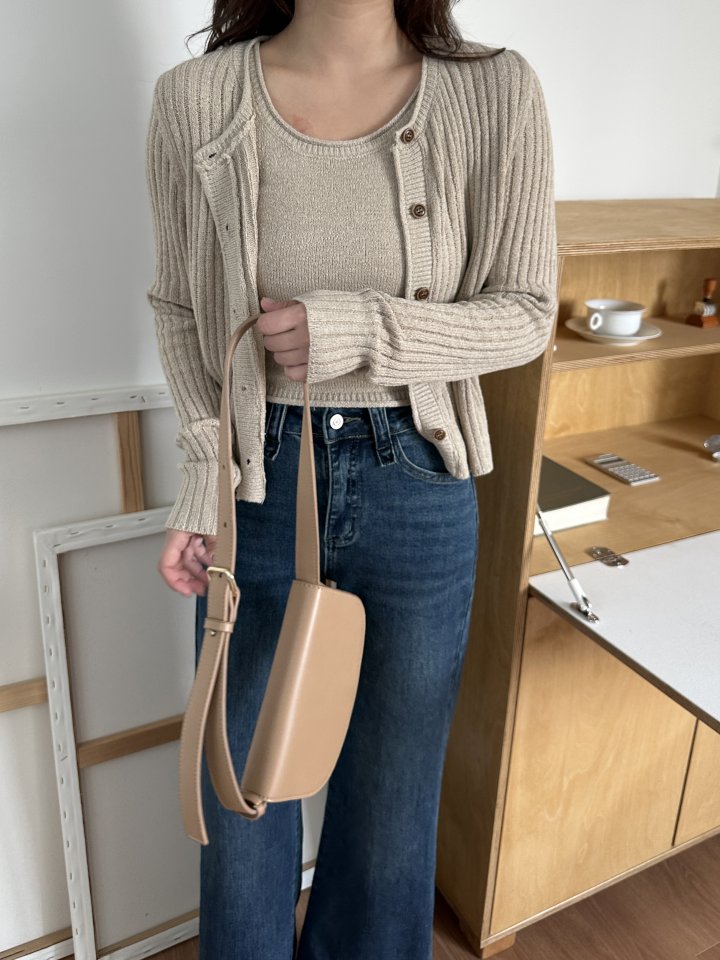There By - Korean Women Fashion - #momslook - Maxi Cardigan Set - 2