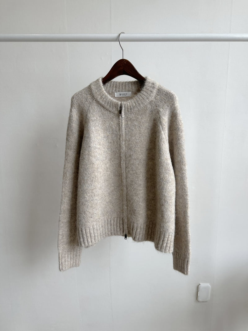 There By - Korean Women Fashion - #momslook - With Knit Zip-up Jacket - 9