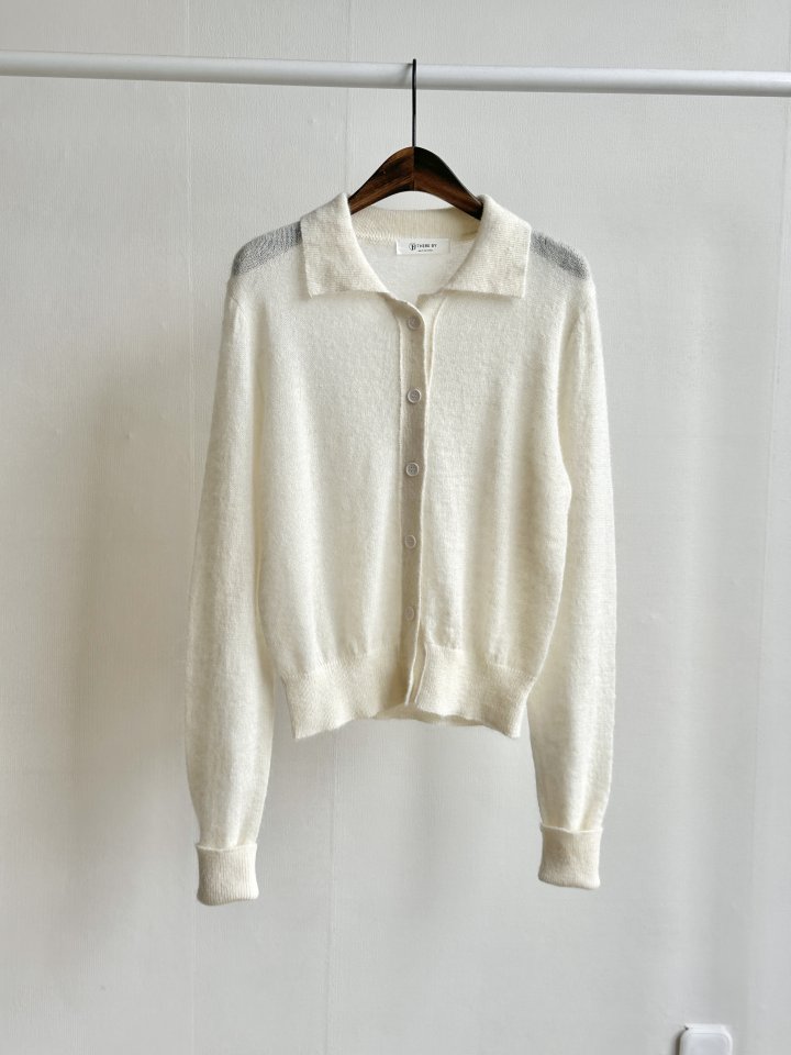 There By - Korean Women Fashion - #momslook - Eddie Wool Collar Cardigan - 3