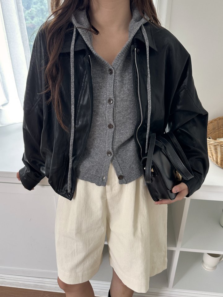 There By - Korean Women Fashion - #momslook - Urban Leather Jacket - 8