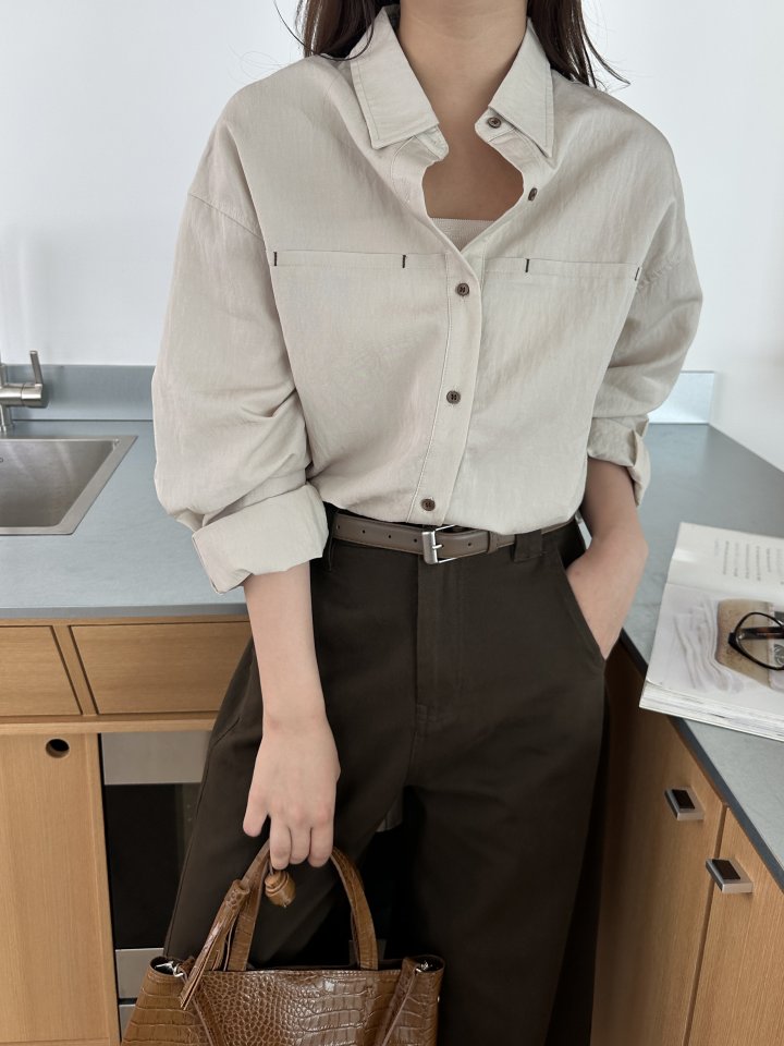 There By - Korean Women Fashion - #momslook - Andy Shirt
