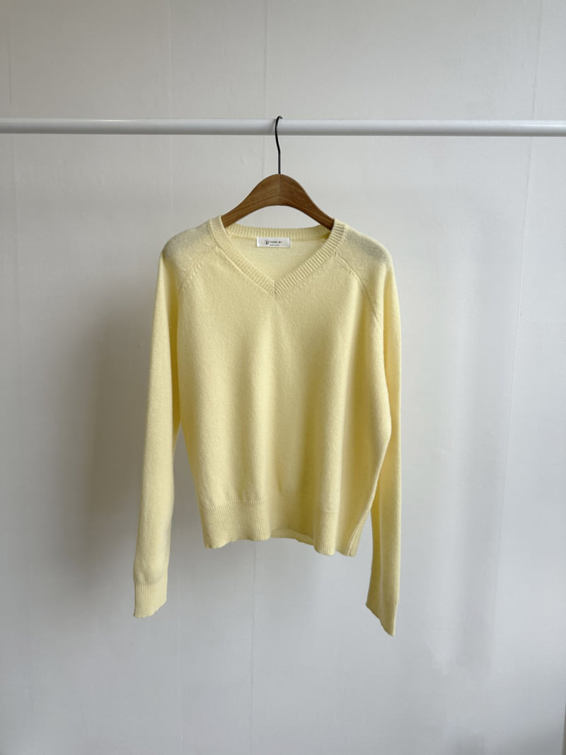 There By - Korean Women Fashion - #momslook - V-neck Wool Knit Pullover - 10
