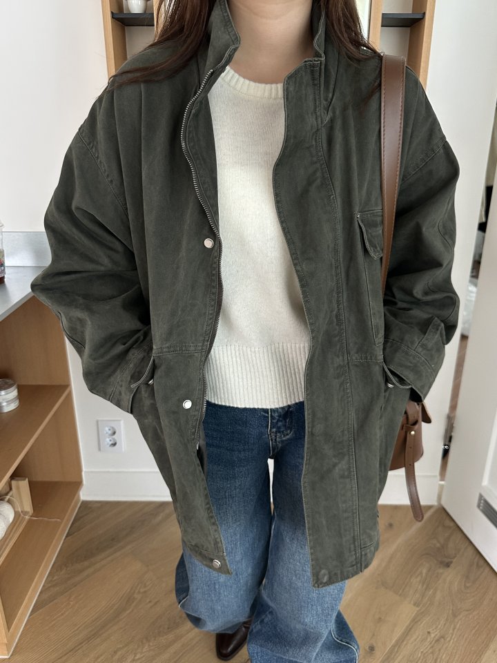 There By - Korean Women Fashion - #momslook - Modern Washing Field Jacket - 11