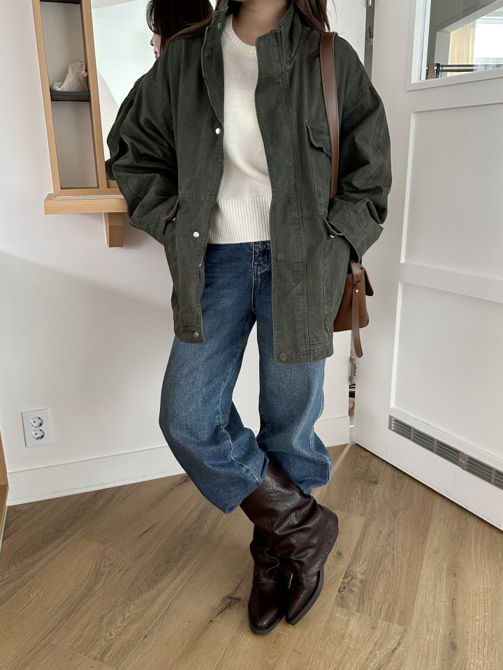 There By - Korean Women Fashion - #momslook - Modern Washing Field Jacket - 7