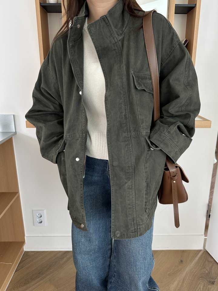There By - Korean Women Fashion - #momslook - Modern Washing Field Jacket - 9