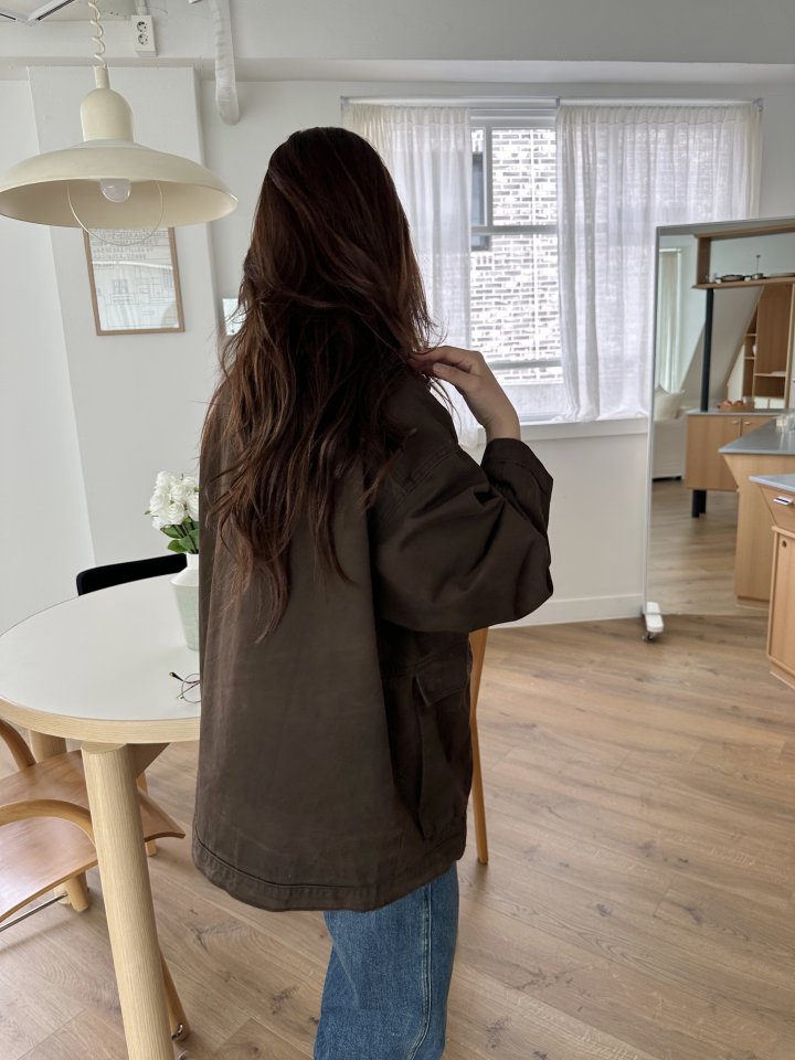 There By - Korean Women Fashion - #momslook - Modern Washing Field Jacket - 10