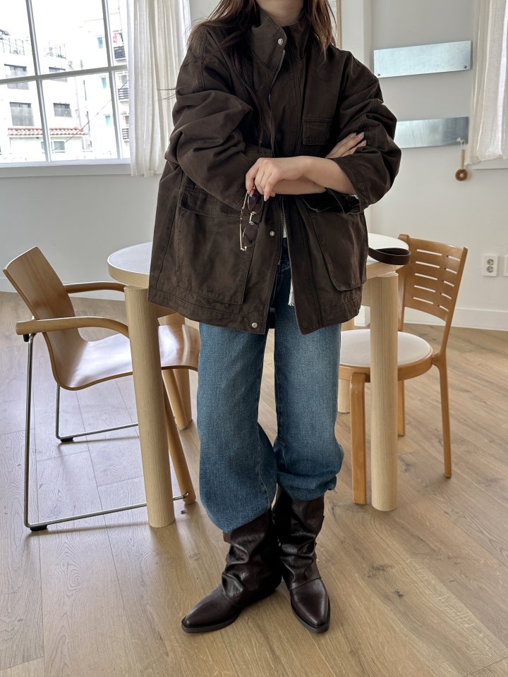 There By - Korean Women Fashion - #momslook - Modern Washing Field Jacket - 6