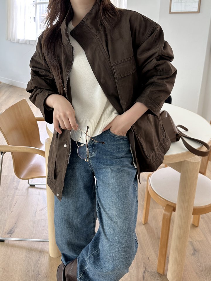 There By - Korean Women Fashion - #momslook - Modern Washing Field Jacket - 8