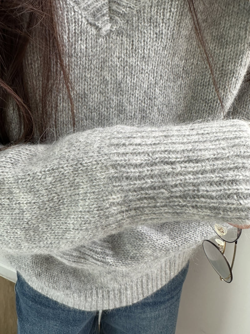 There By - Korean Women Fashion - #momslook - Hebe Mohair Knit - 2