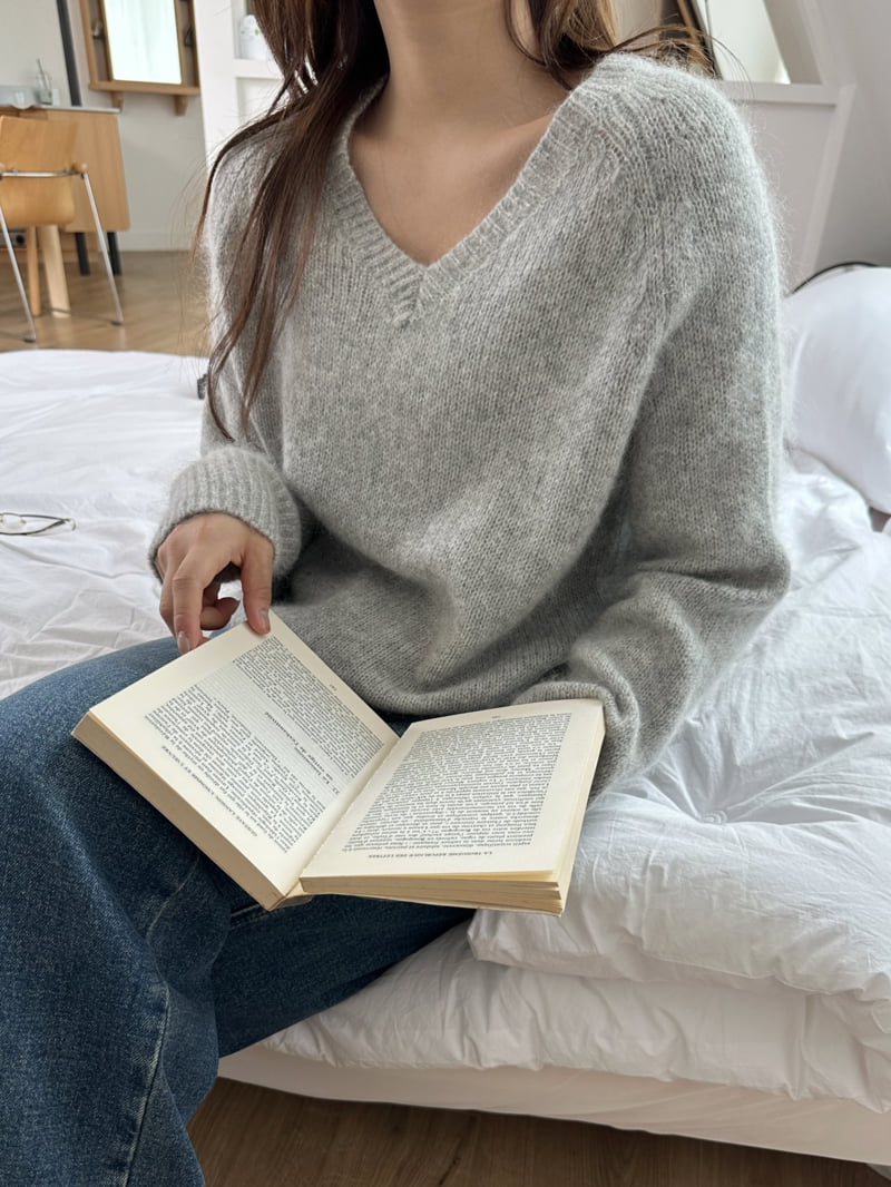 There By - Korean Women Fashion - #womensfashion - Hebe Mohair Knit - 4