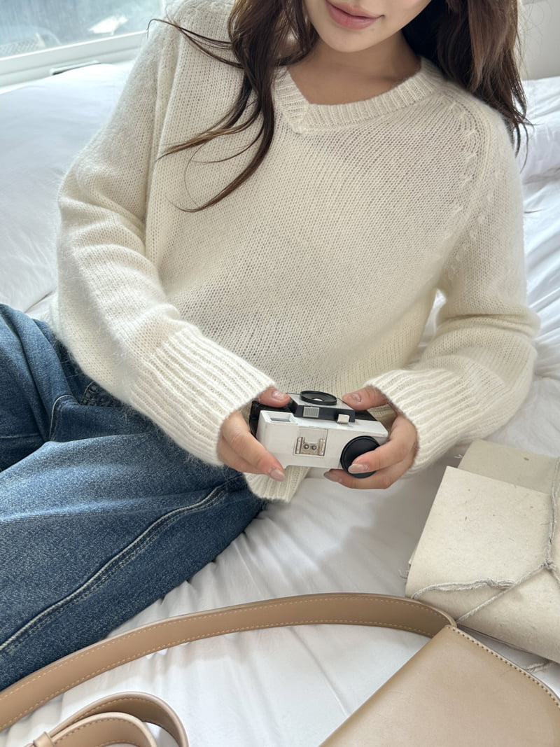 There By - Korean Women Fashion - #momslook - Hebe Mohair Knit - 8
