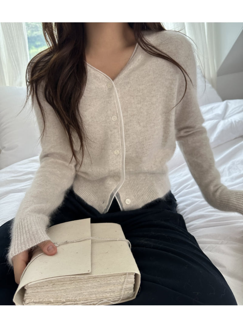 There By - Korean Women Fashion - #momslook - May Wool Cardigan - 2