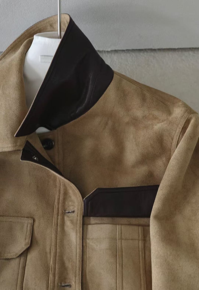 There By - Korean Women Fashion - #momslook - London Suede Jacket - 3