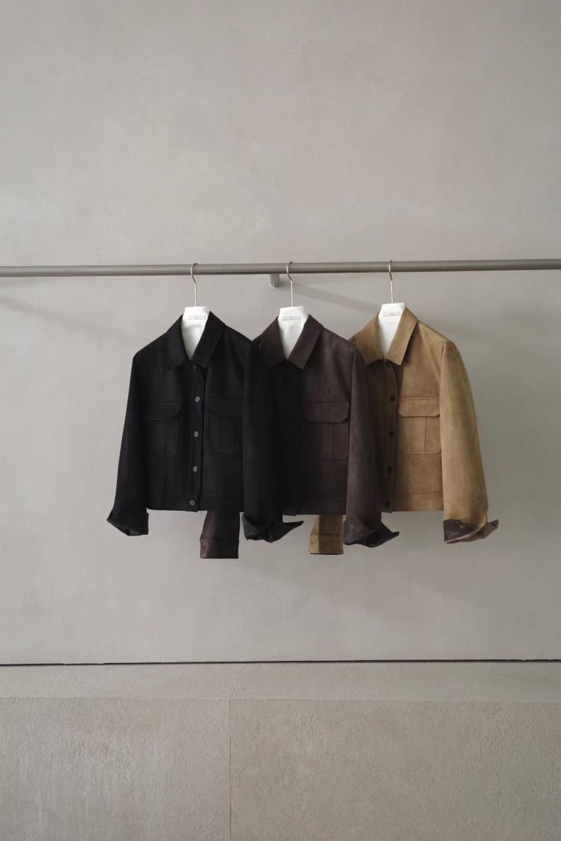 There By - Korean Women Fashion - #momslook - London Suede Jacket - 4