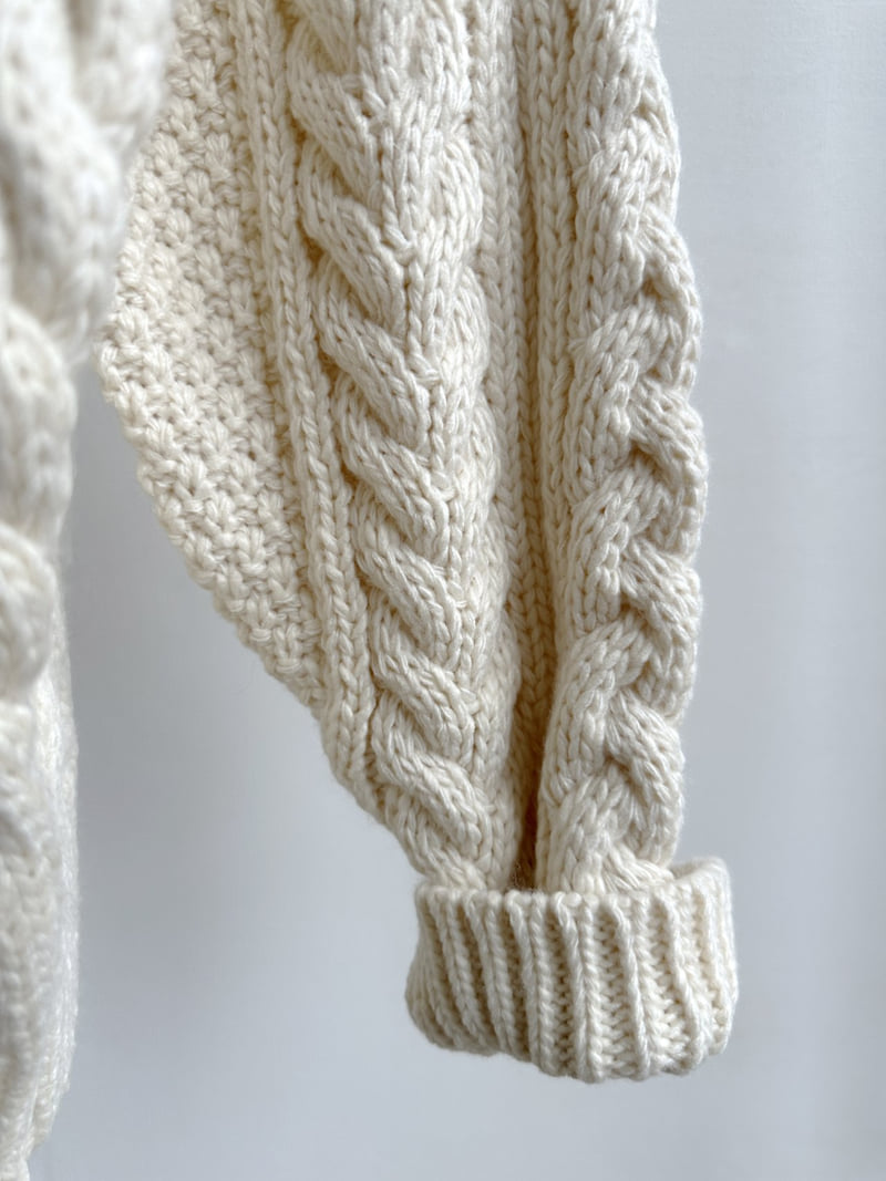 There By - Korean Women Fashion - #momslook - Rainy Twisted Knit - 10